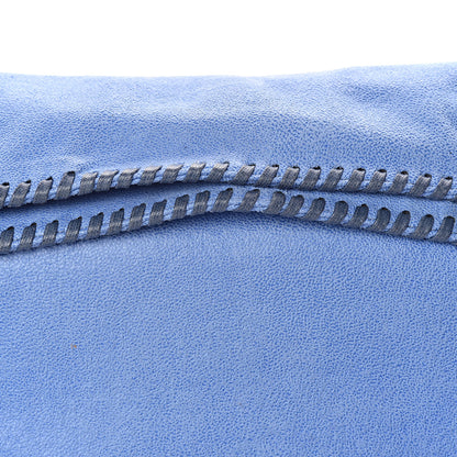 Stella McCartney Shaggy Deer Falabella Small Tote Blue 7 of 9