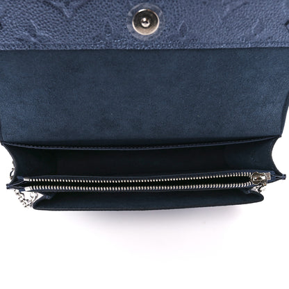 Louis Vuitton Metalli Empreinte Monogram Vavin Chain Wallet Navy Nacre 5 of 10