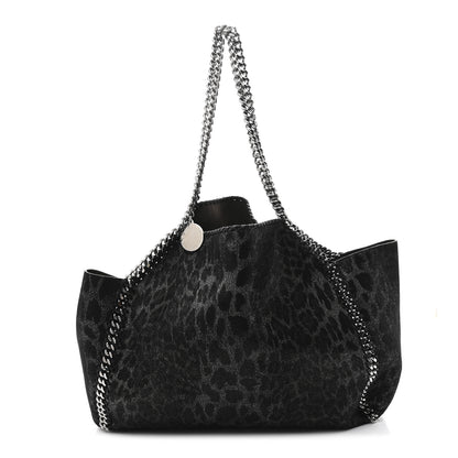 Stella McCartney Leopard Shaggy Deer Falabella Reversible Tote Grey 1 of 12