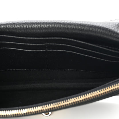 Mulberry Grainy Print Bayswater Clutch Wallet Black 4 of 7