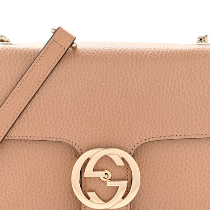 Gucci Dollar Calfskin Small Interlocking G Shoulder Bag Camelia 8 of 11