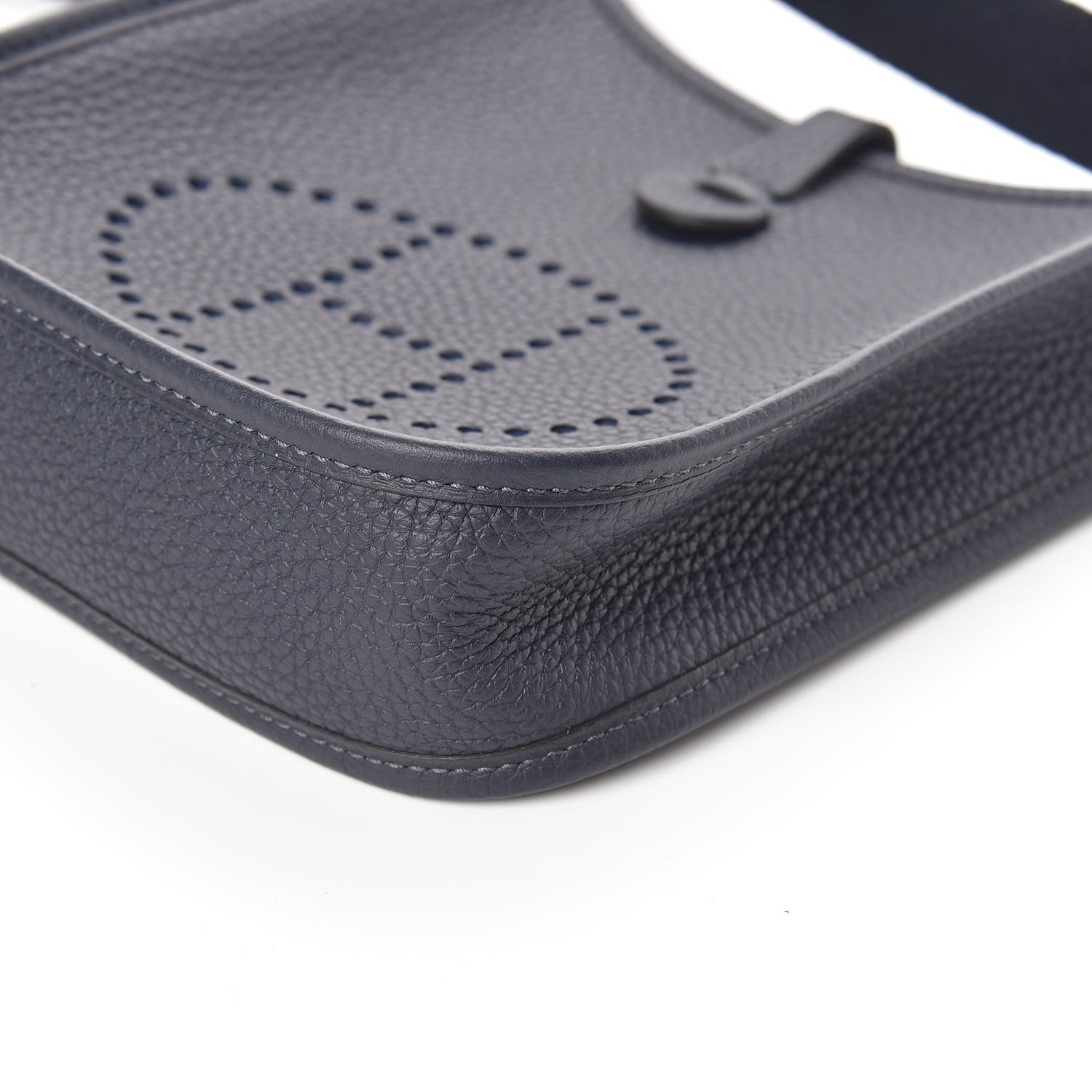 Hermes Taurillon Clemence Amazone Evelyne TPM Bleu Nuit Bleu Indigo 8 of 8
