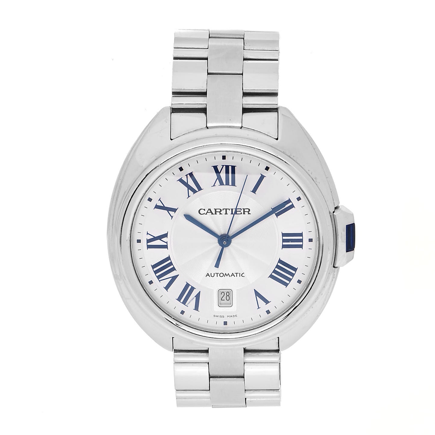 Stainless Steel 40mm Cle De Cartier Automatic Watch