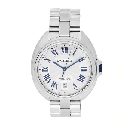 Cartier Stainless Steel 40mm Cle De Cartier Automatic Watch 1 of 5
