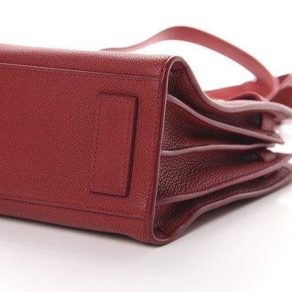 Saint Laurent Grained Calfskin Baby Sac De Jour Souple Red 10 of 11