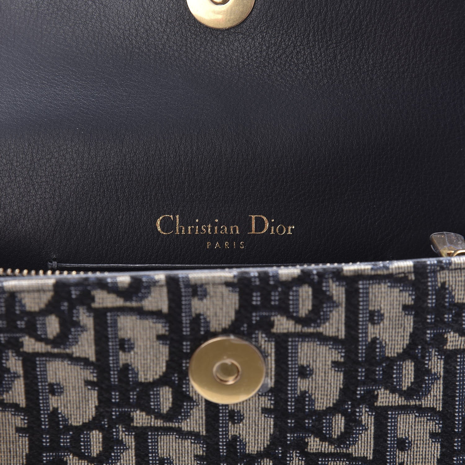 Christian Dior Oblique Saddle Belt Bag Blue 6 of 10