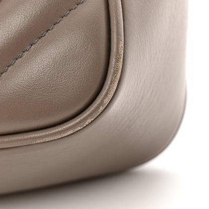 Saint Laurent Calfskin Matelasse Monogram Lou Camera Bag Taupe 11 of 15