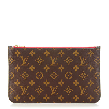 Louis Vuitton Monogram Neverfull MM GM Pochette Cherry 1 of 8