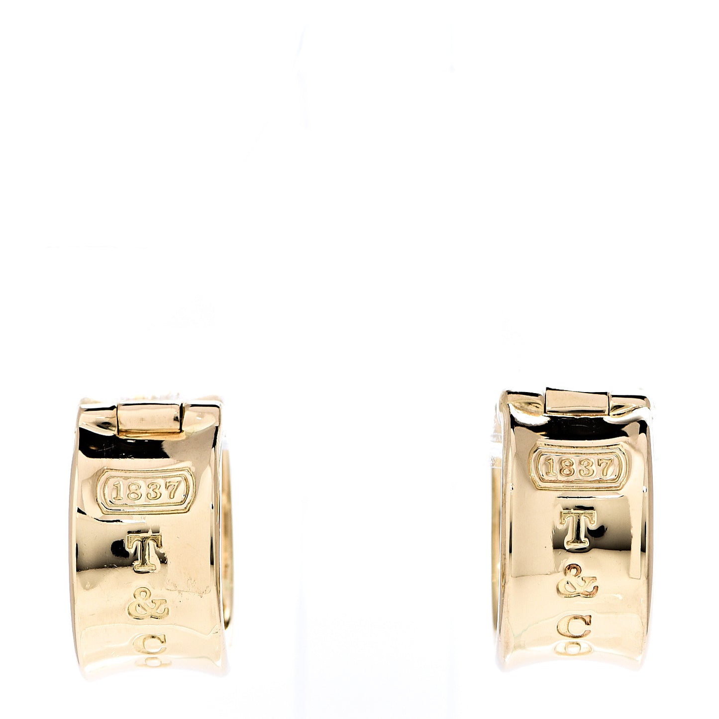 18K Yellow Gold 1837 Hoop Earrings