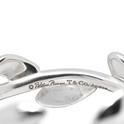 Tiffany Sterling Silver Paloma Picasso Narrow Olive Leaf Band Ring 51 5.75 4 of 4
