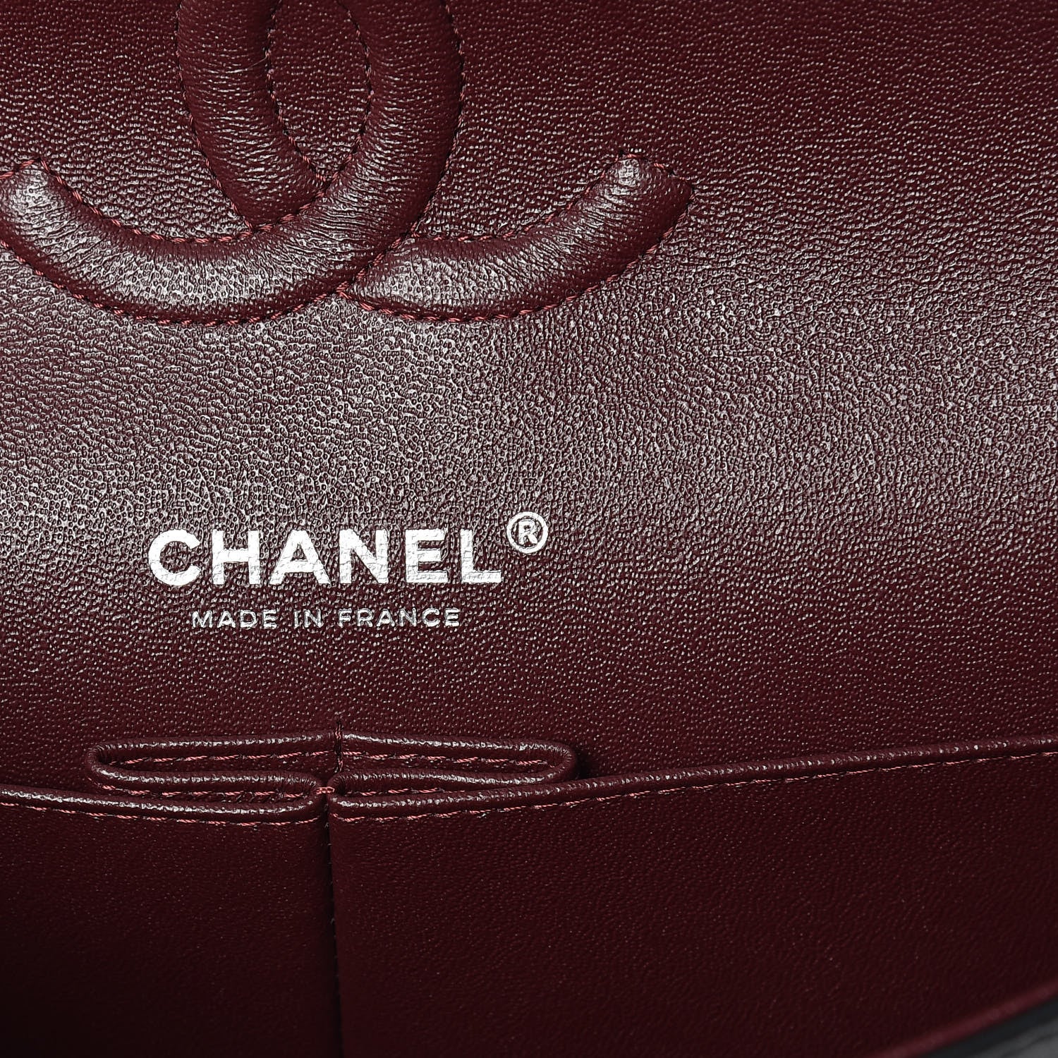 Chanel Lambskin Quilted Medium Double Flap Black 6 of 9