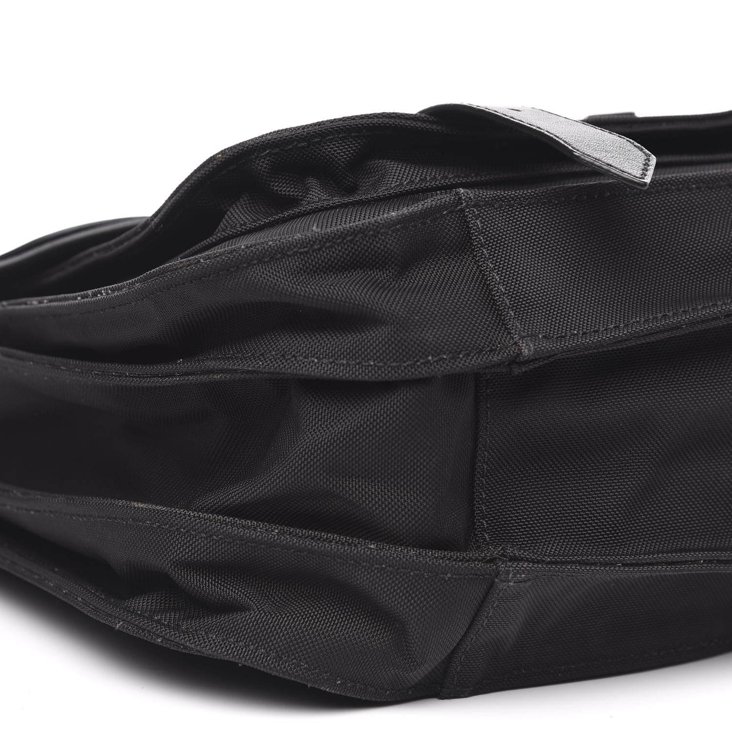 Proenza Schouler Lambskin Nylon Extra Large PS1 Satchel Black 9 of 12