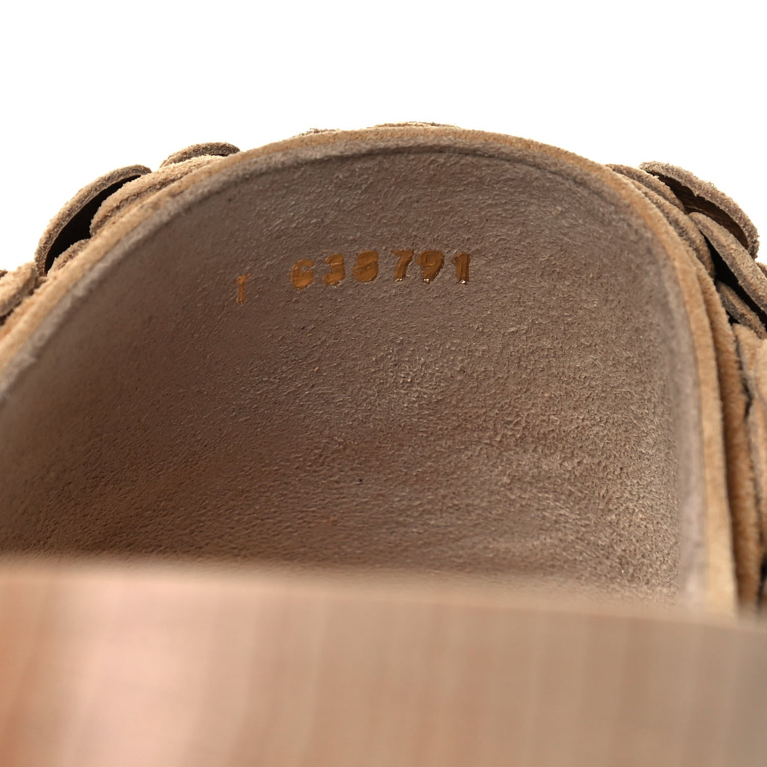Chanel Suede Calfskin Camellia Mules 35 Beige 8 of 8