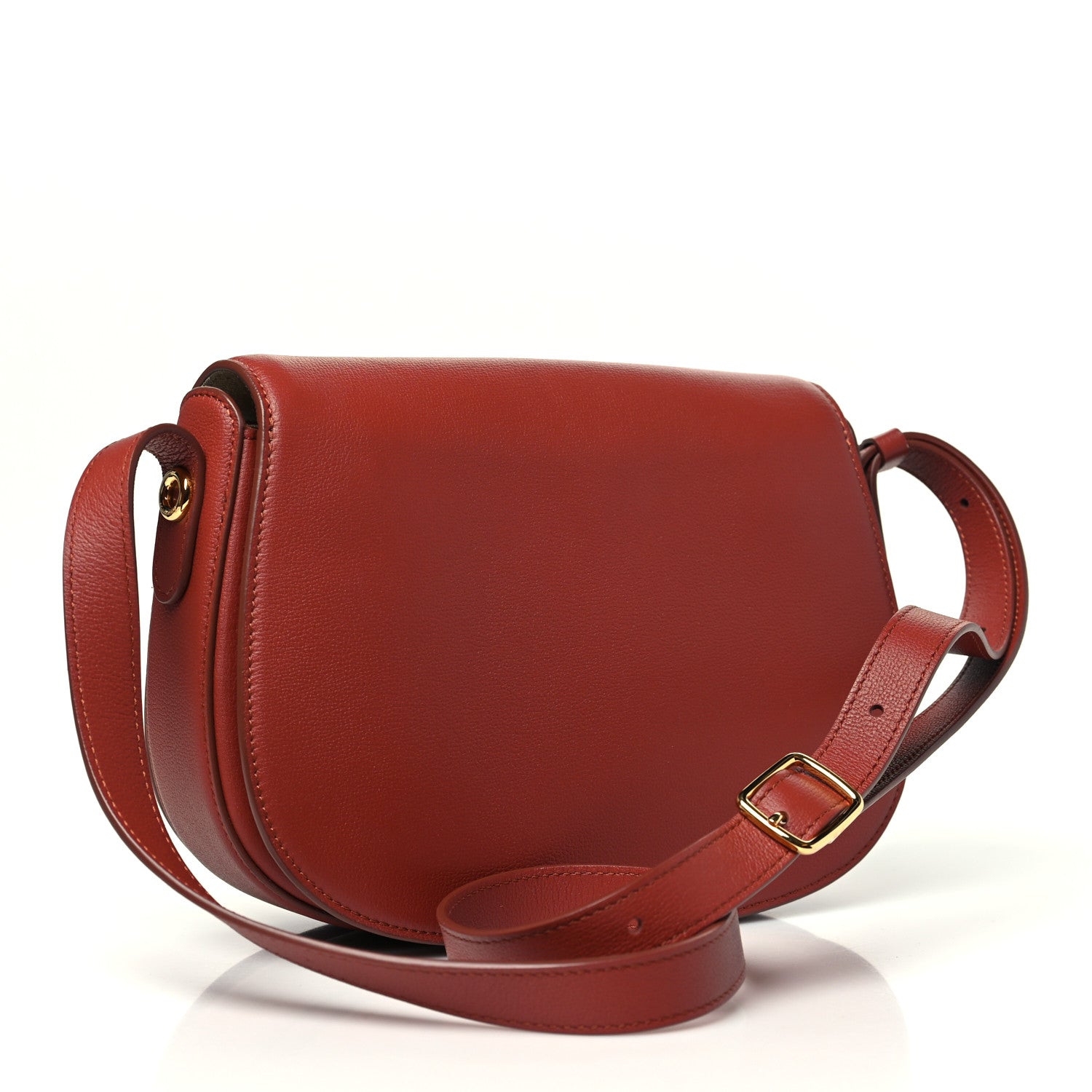 Loro Piana Grained Calfskin Small Ghiera Bag Deep Kummel 3 of 9