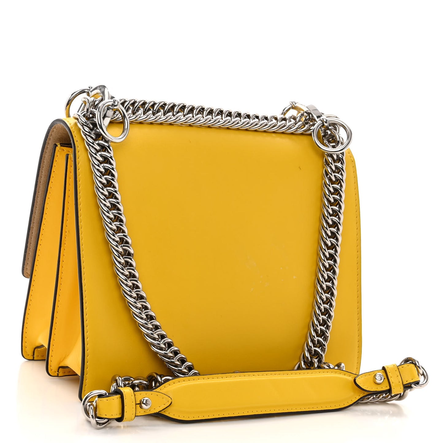 Vitello Liberty Studded Small Kan I Shoulder Bag Limone Multicolor