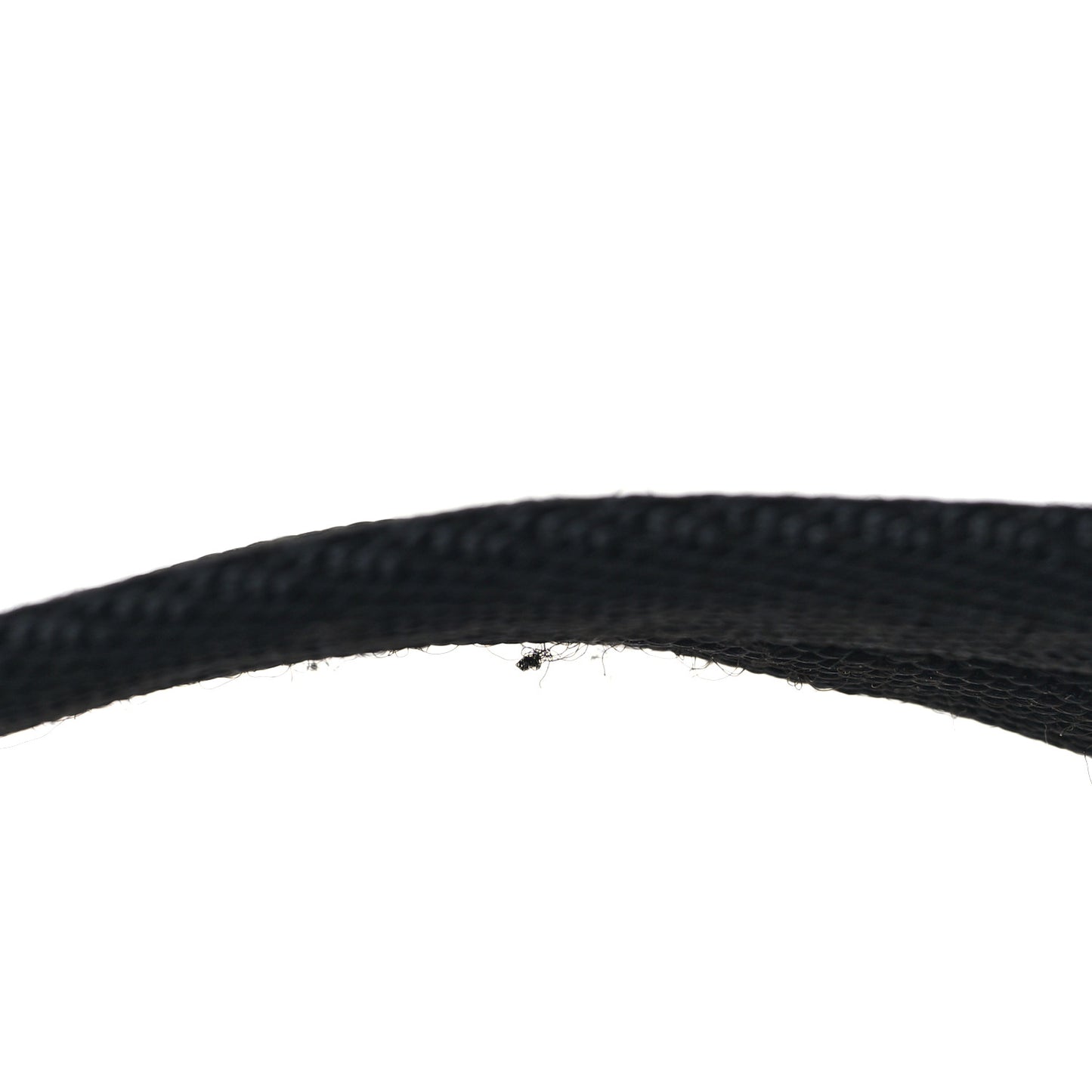 Tessuto Nylon Stitched Shoulder Bag Black