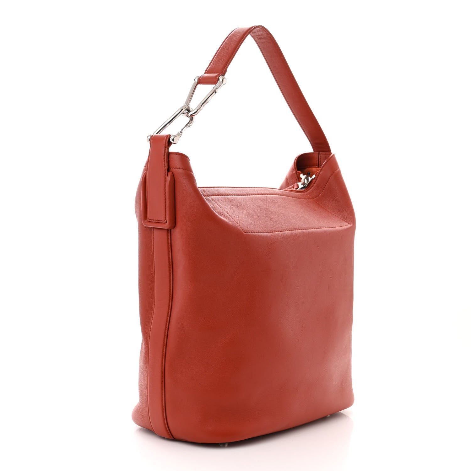 Bottega Veneta Smooth Butter Calfskin Large Hobo Rust 4 of 11