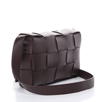 Bottega Veneta Lambskin Maxi Intrecciato Cassette Crossbody Bag Oxblod 3 of 9