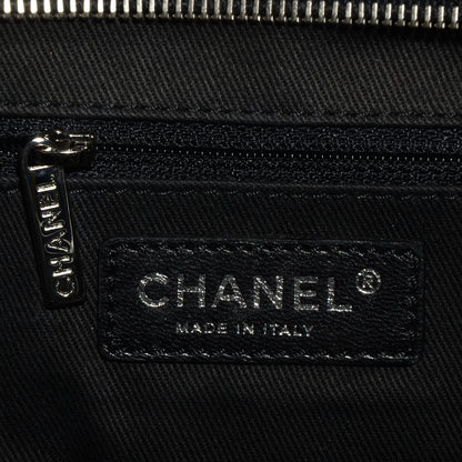 Chanel Calfskin Small Diamond Stitch Tote Black 6 of 7
