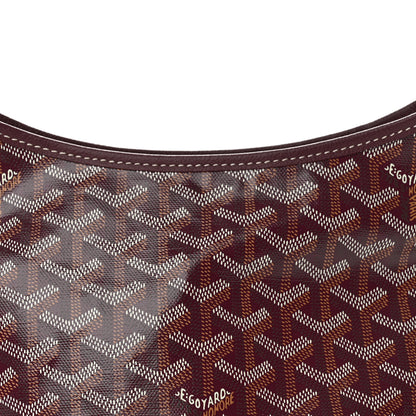 Goyard Goyardine Mini Boheme Hobo Burgundy 8 of 11