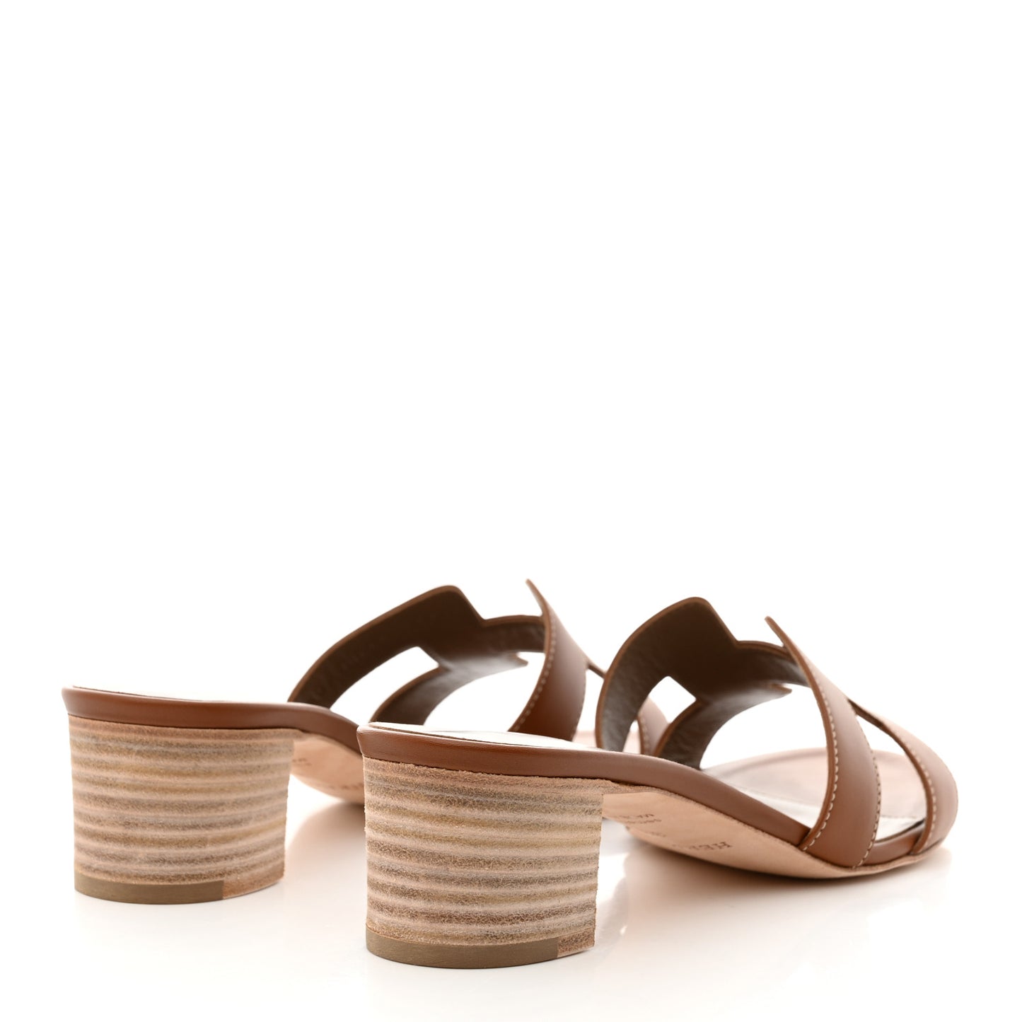 Calfskin Oasis Sandals 39 Gold