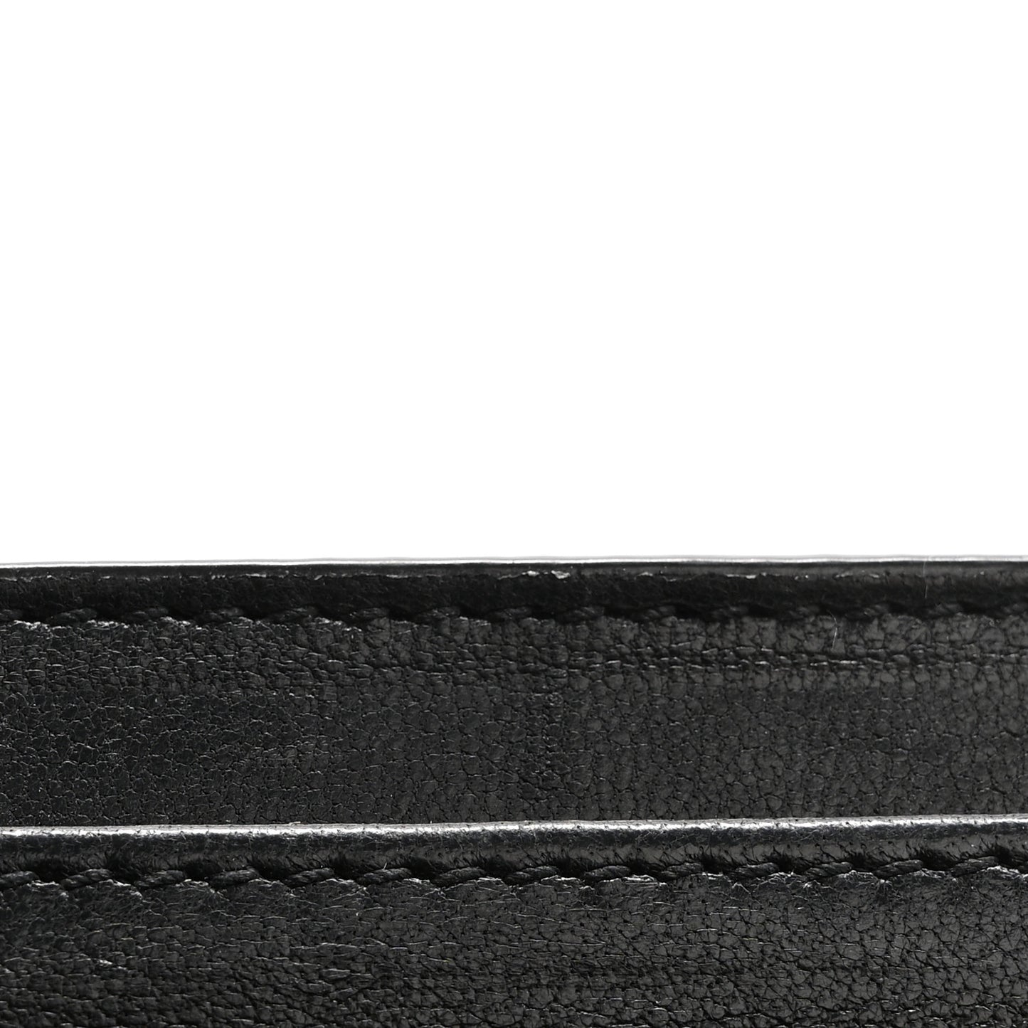 Lambskin Quilted Gaby Credit Card Case Black