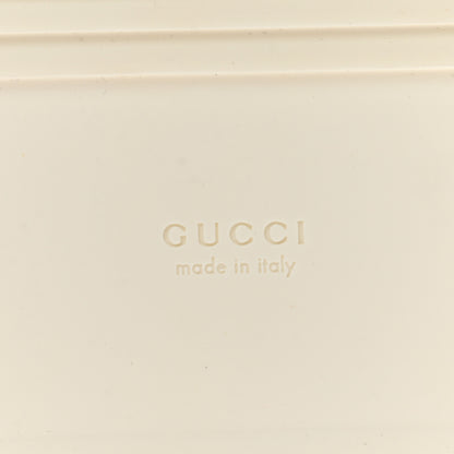 Gucci Terry Cloth GG Monogram Angelina Platform 55mm Slide Sandals 38.5 Deep Orange 7 of 11