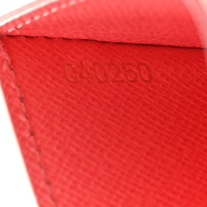 Louis Vuitton Damier Azur Daily Card Holder Rose Papaye 10 of 10