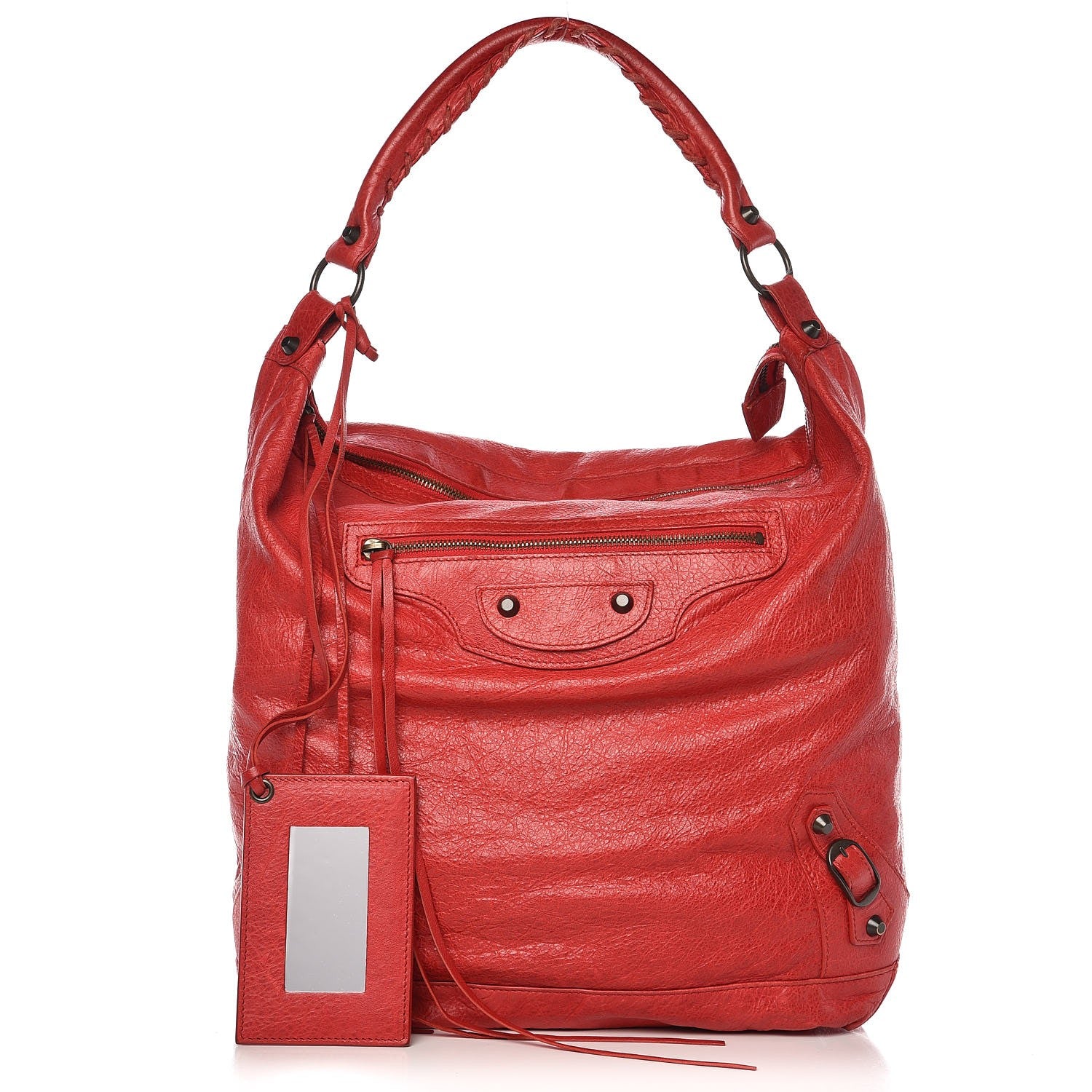 Balenciaga Agneau Classic Hardware Day Hobo Coquelicot 1 of 7