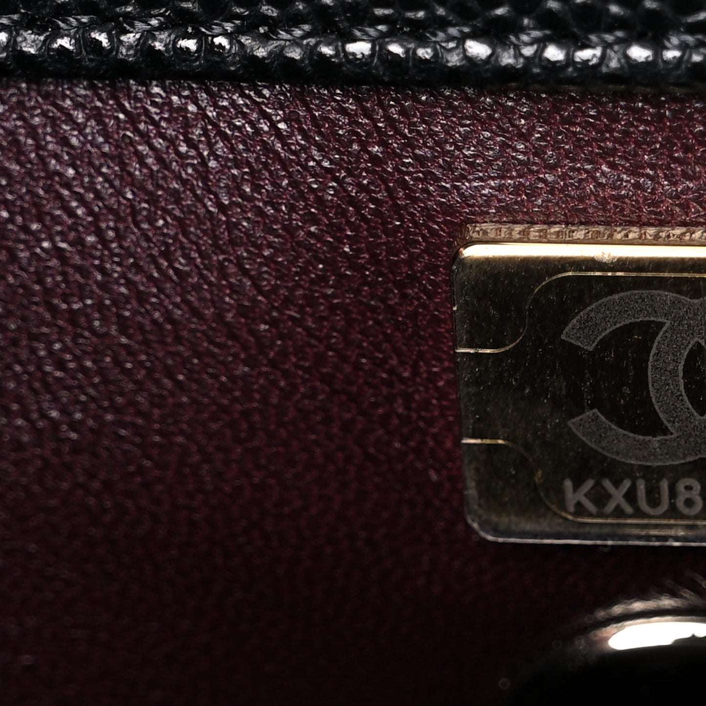 Caviar Quilted Mini Coco Handle Flap Black