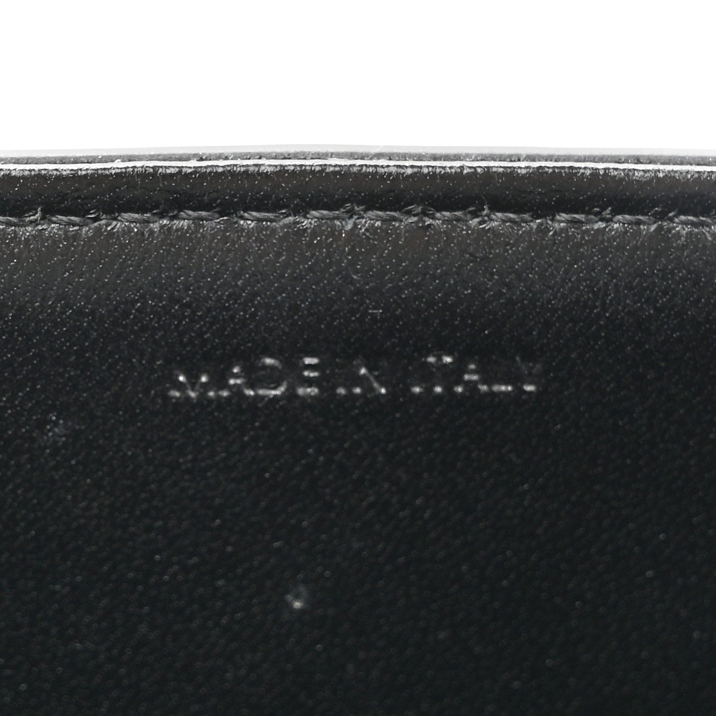 Shiny Calfskin Triomphe Shoulder Bag Black