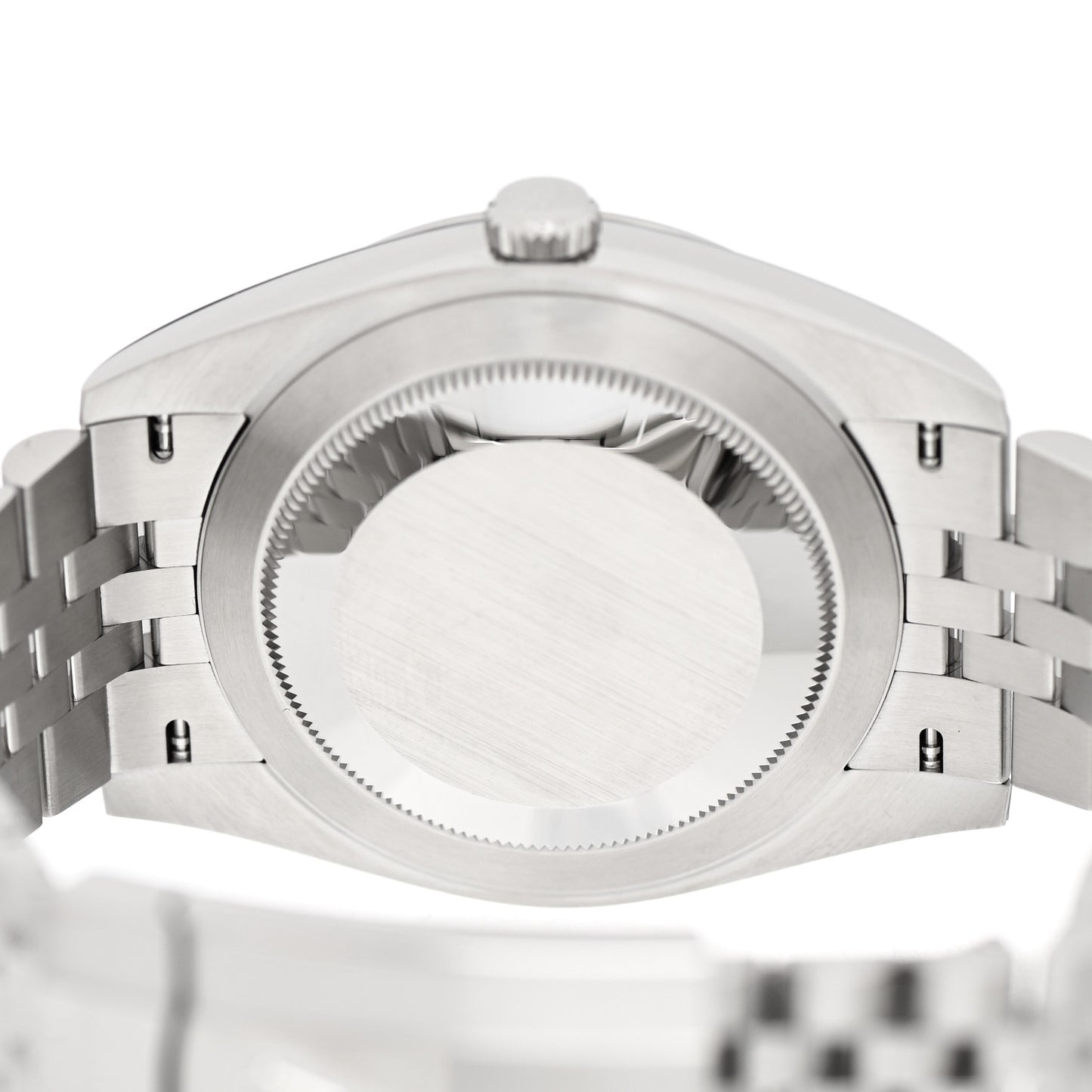 Stainless Steel 41mm Oyster Perpetual Datejust Watch Bright Blue Fluted 126300