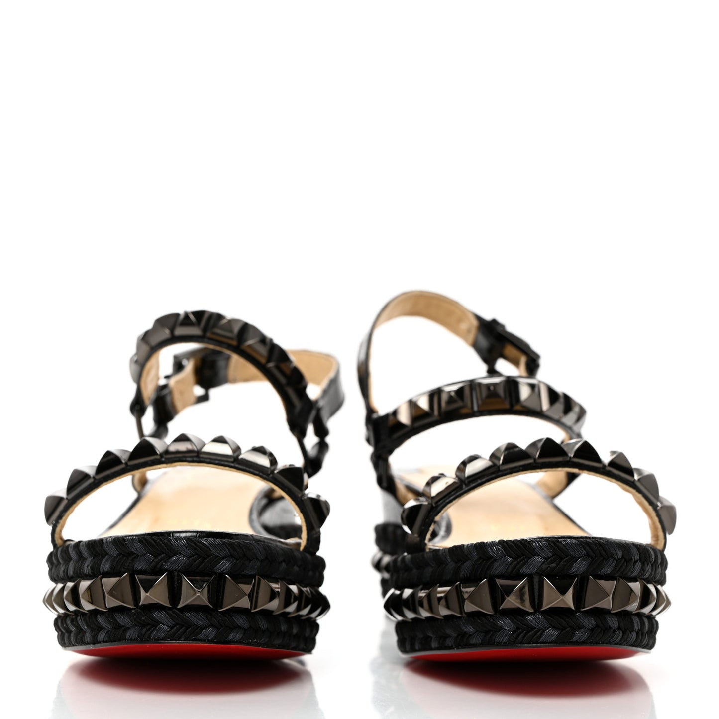 Alligator Rope Cataclou 60 Platform Sandals 35 Black