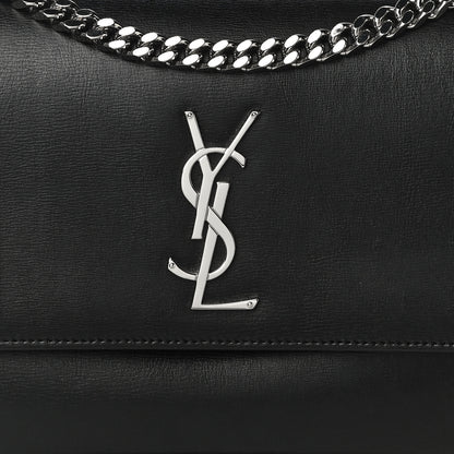 Saint Laurent Calfskin Medium Monogram Sunset Black 7 of 10