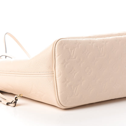 Louis Vuitton Empreinte Monogram Giant Neverfull MM Cream 8 of 9