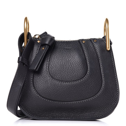 Chloe Grained Calfskin Nano Hayley Hobo Black 1 of 12