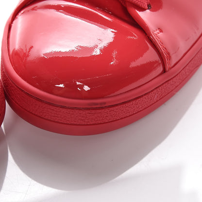 Louis Vuitton Patent Calfskin Frontrow Sneakers 39 Framboise 9 of 14