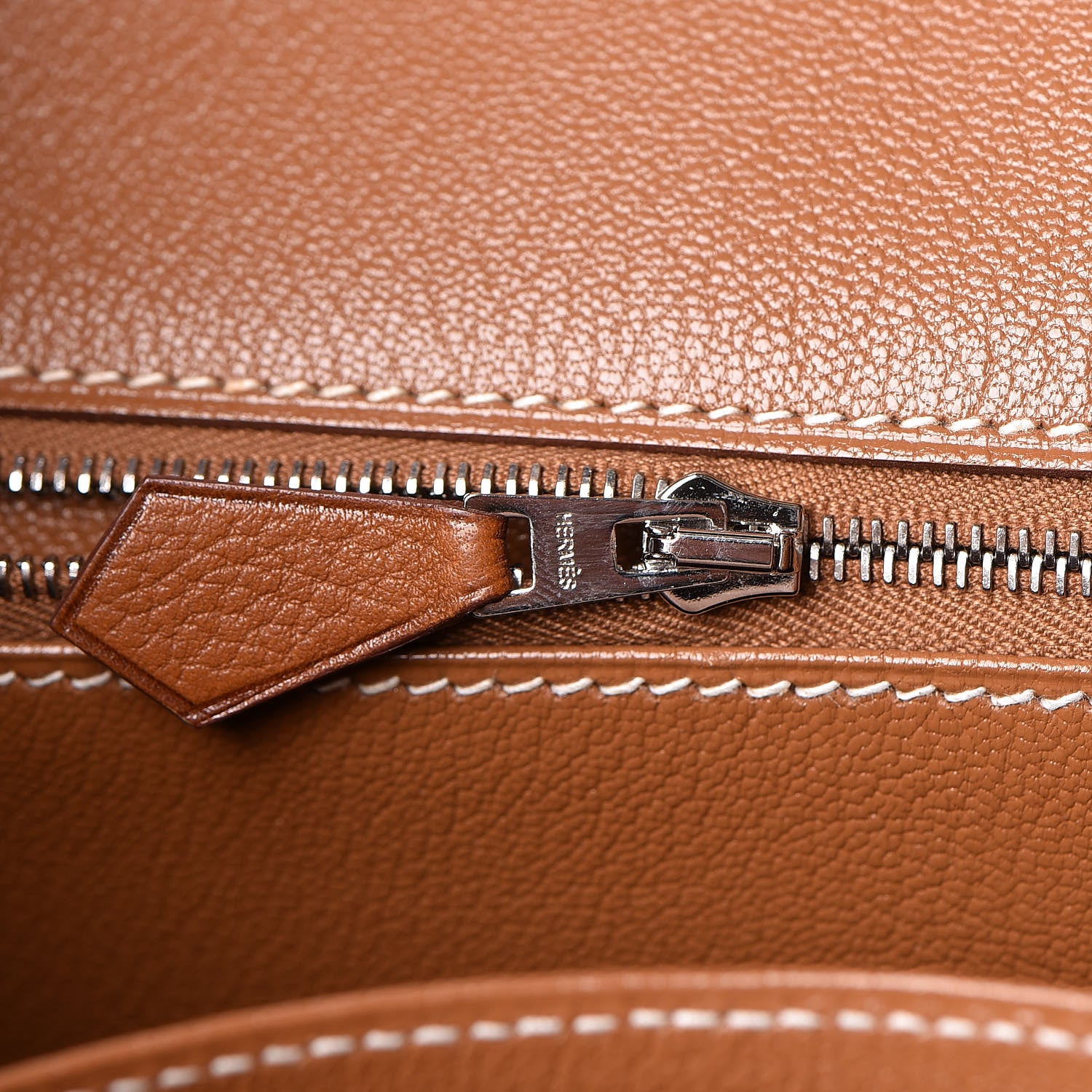 Hermes Natural Barenia Faubourg Birkin 35 Fauve 17 of 46