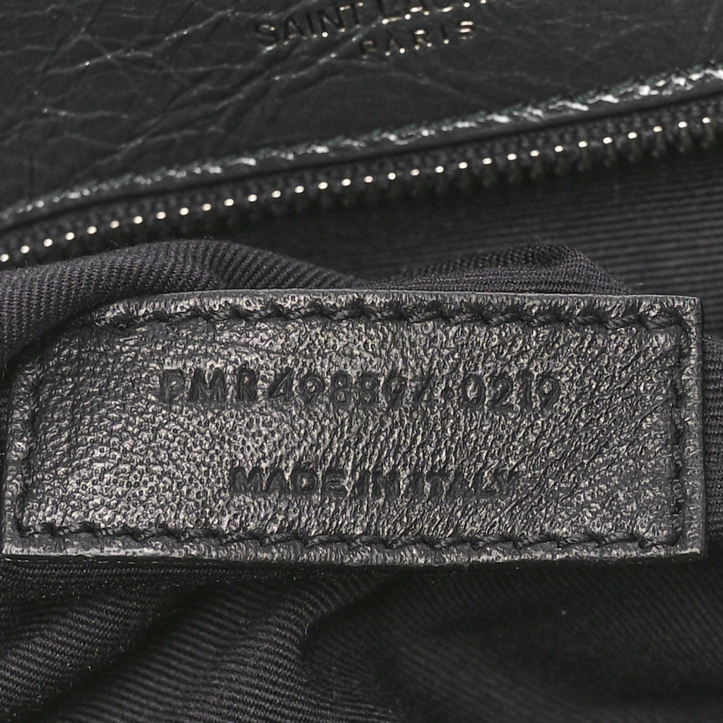 Crinkled Calfskin Matelasse Monogram Medium Niki Chain Satchel Military Olive