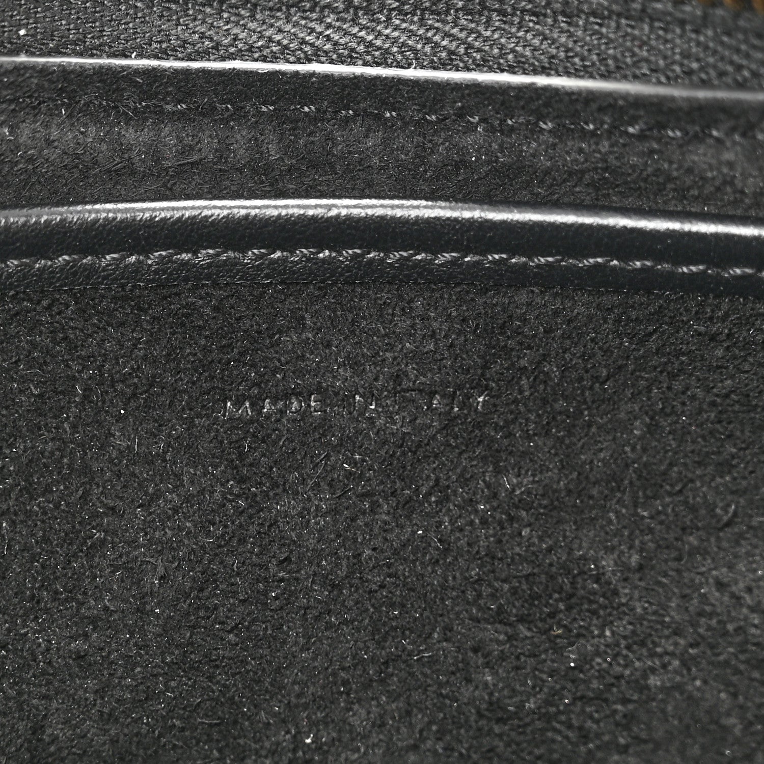 Celine Smooth Calfskin Medium Strap Ava Triomphe Shoulder Bag Black 7 of 11