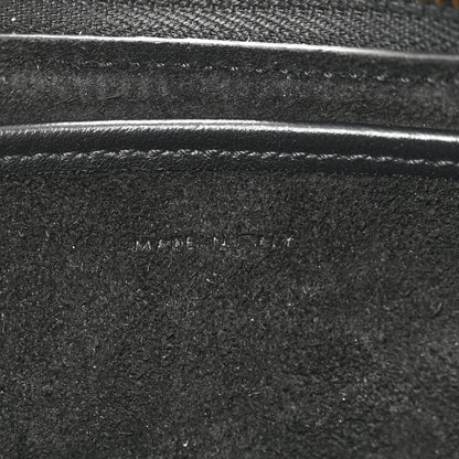 Celine Smooth Calfskin Medium Strap Ava Triomphe Shoulder Bag Black 7 of 11