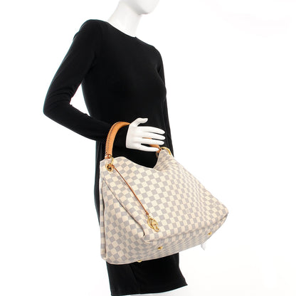 Louis Vuitton Damier Azur Artsy MM 2 of 6