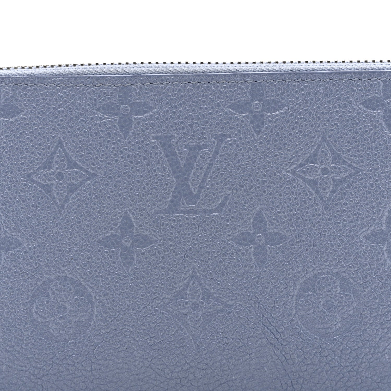 Louis Vuitton Empreinte Monogram Zippy Wallet Blue Frost 7 of 10