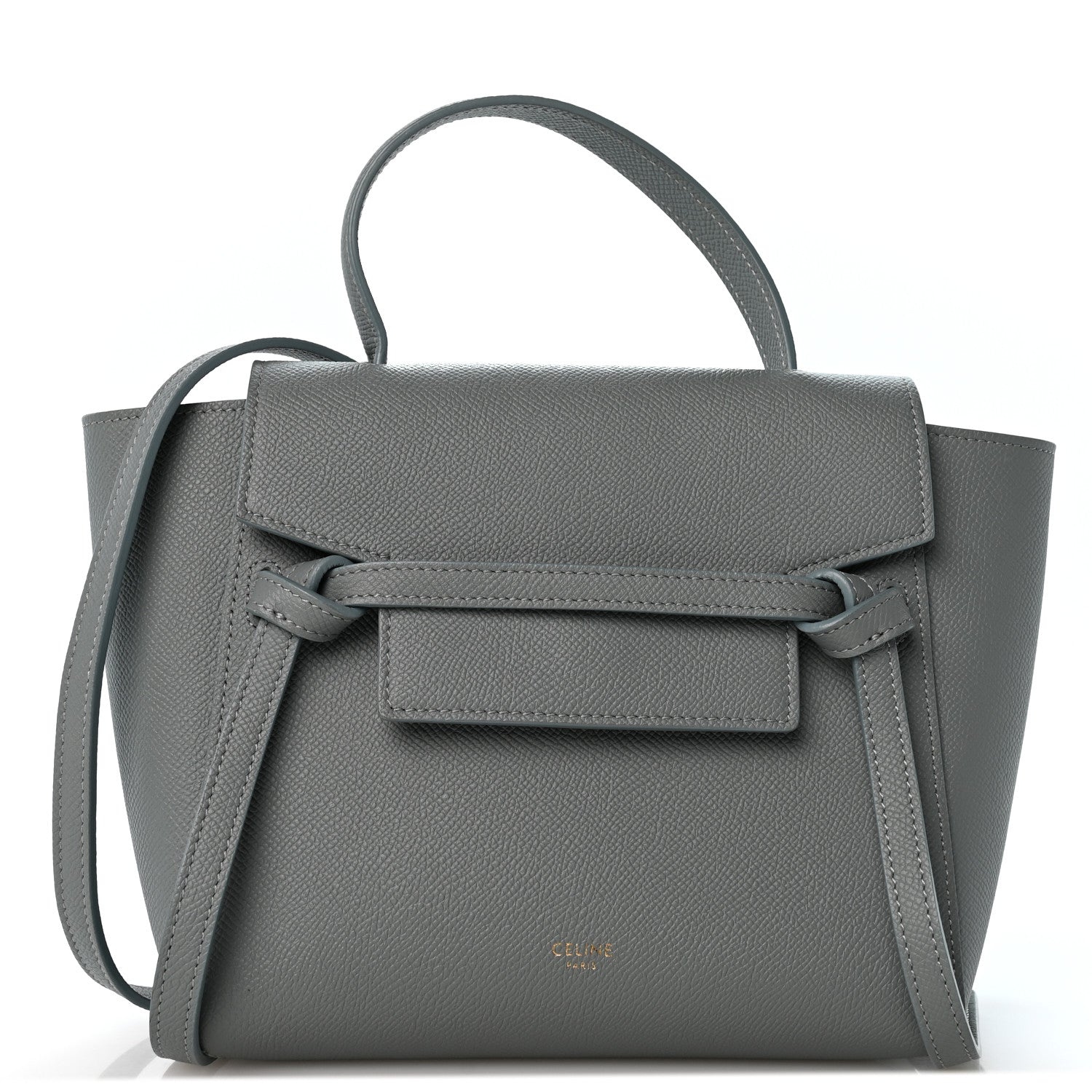 Celine Grained Calfskin Nano Belt Bag Celadon 1 of 12