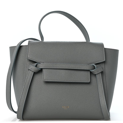 Celine Grained Calfskin Nano Belt Bag Celadon 1 of 12