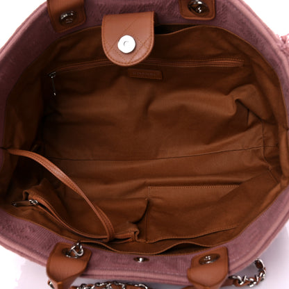 Chanel Canvas Extra Large Double Face Shopping Tote Dark Pink 5 of 12