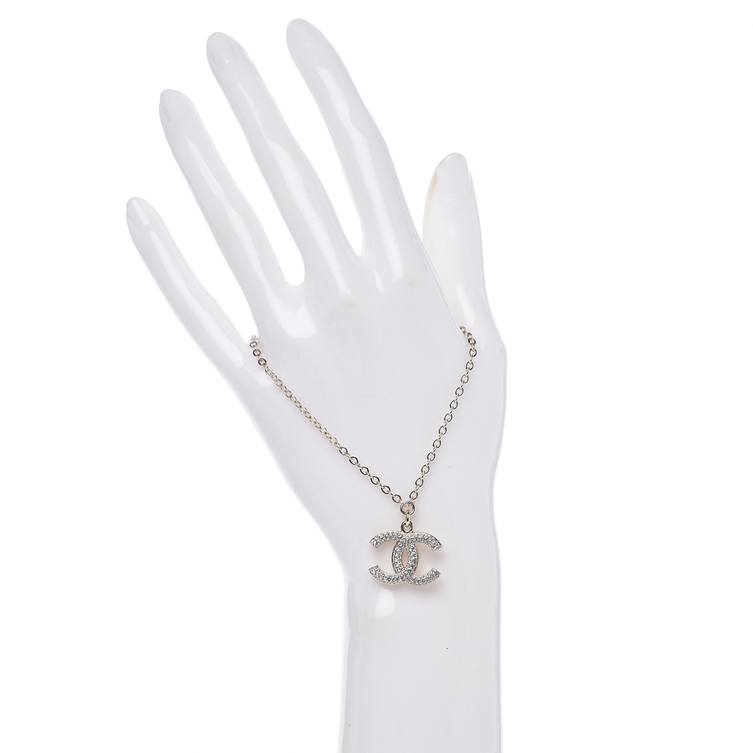 Chanel Crystal CC Chain Bracelet Gold 2 of 4