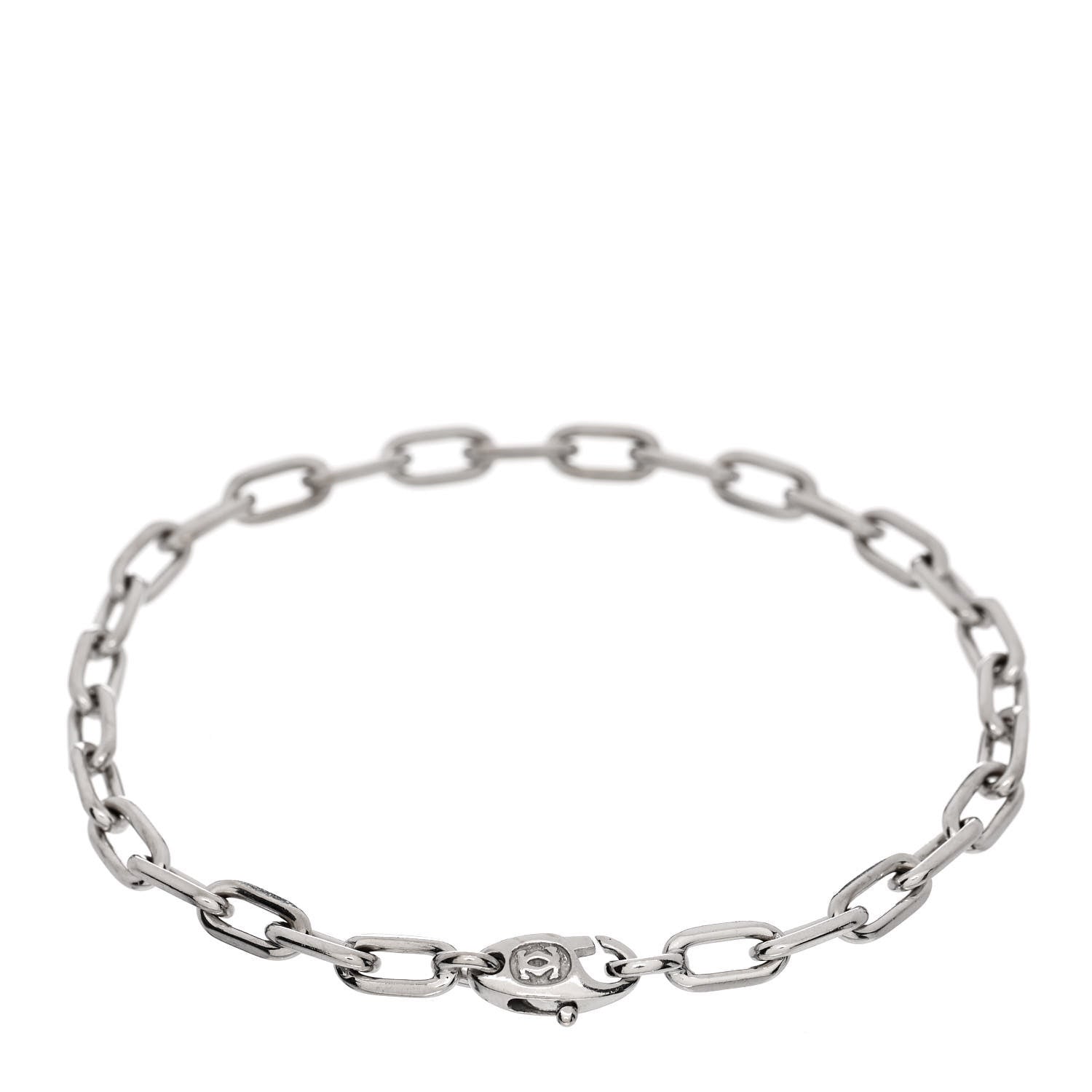Cartier 18K White Gold Spartacus Chain Bracelet 2 of 3