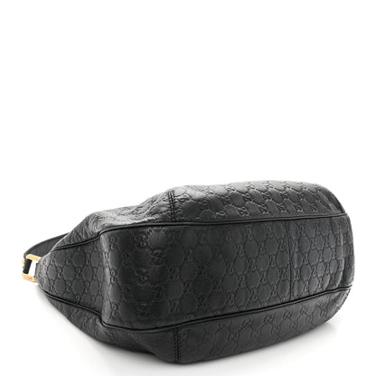 Gucci Guccissima Large New Ladies Web Hobo Black 4 of 13