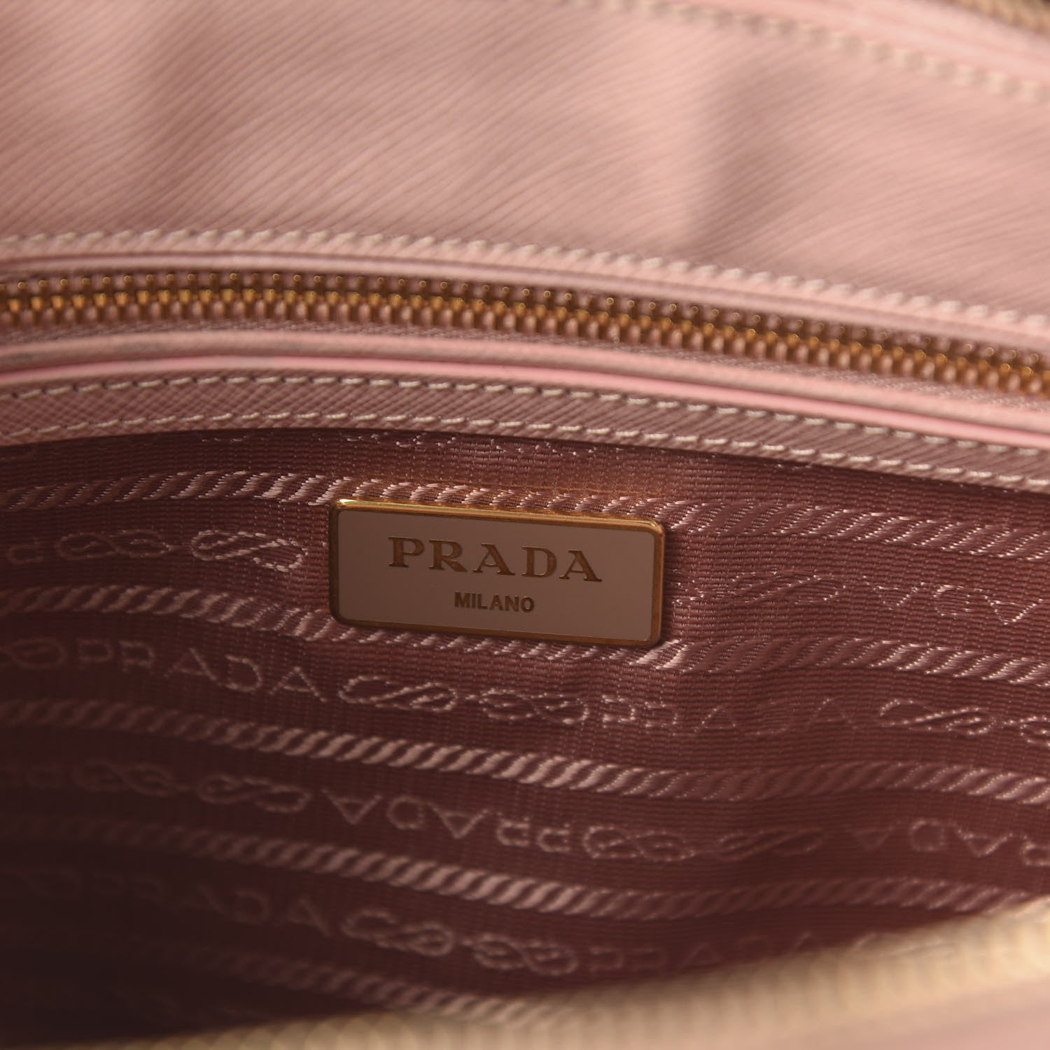 Prada Saffiano Small Galleria Double Zip Tote Orchidea 8 of 10